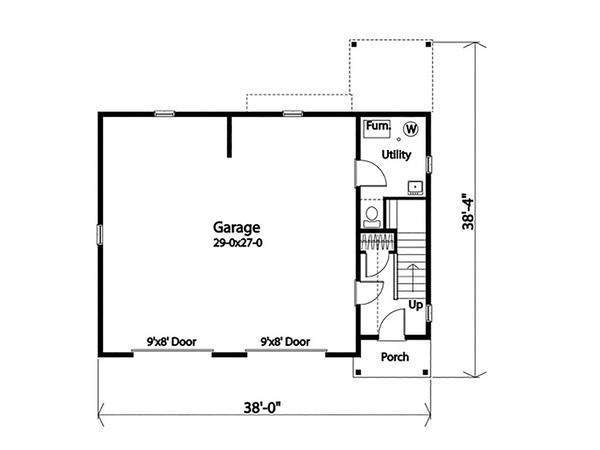 Country Floor Plan - Main Floor Plan #22-610