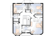 European Style House Plan - 4 Beds 2.5 Baths 1823 Sq/Ft Plan #23-600 