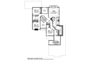 European Style House Plan - 4 Beds 3.5 Baths 2978 Sq/Ft Plan #70-938 