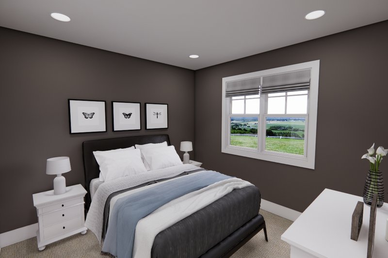 Dream House Plan - Interior - Bedroom 2 for Farmhouse House Plan #51-1248 - 4 bed, 3 bath
