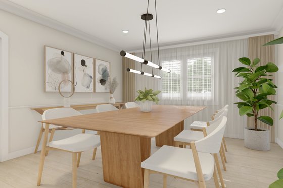 Interior - Dining Room for Traditional House Plan #1060-175 - 3 bed, 2.5 bath