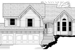 Traditional Exterior - Front Elevation Plan #67-649