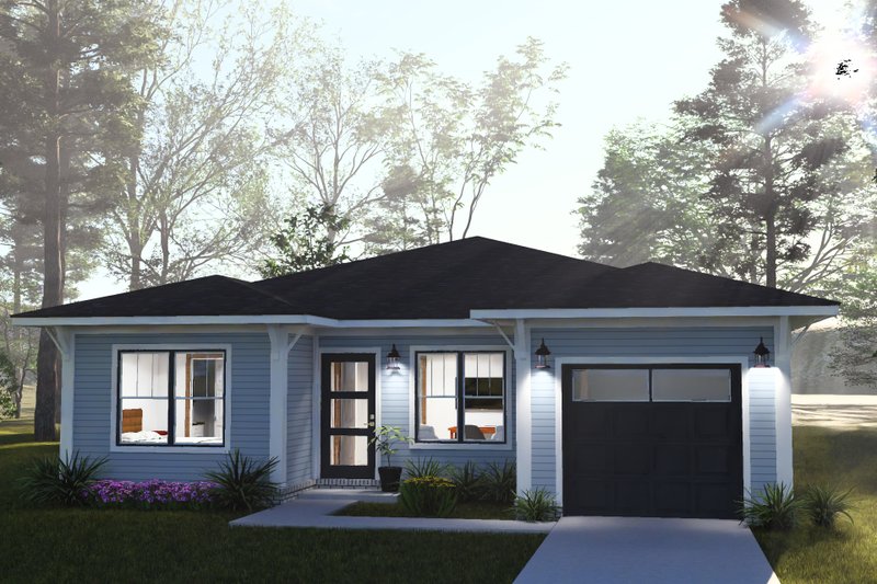 Home Plan - Exterior - Other Elevation for Modern House Plan #513-2484 - 3 bed, 3 bath