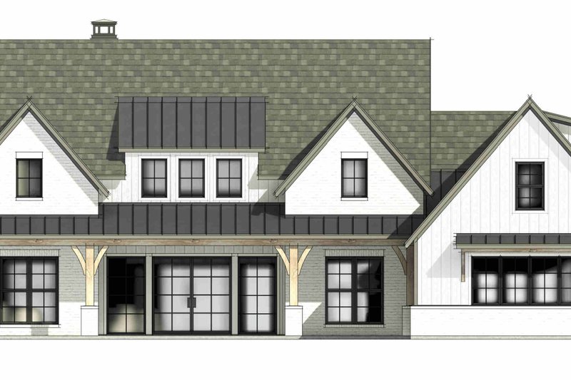 House Plan Design - Exterior - Front Elevation 5 for Farmhouse House Plan #1096-160 - 4 bed, 4.5 bath