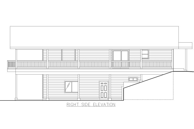 Dream House Plan - Exterior - Other Elevation for Craftsman House Plan #117-1116 - 2 bed, 2 bath