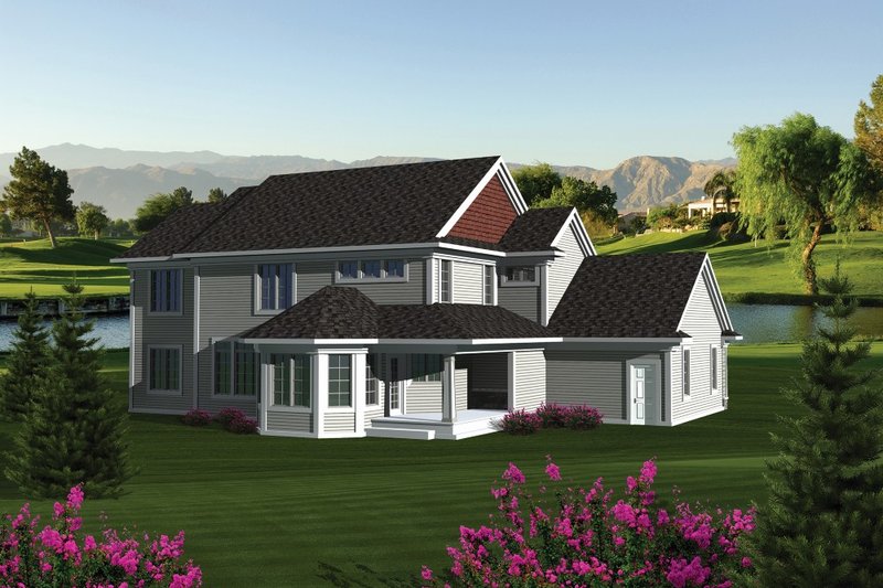 Home Plan - Traditional Exterior - Other Elevation Plan #70-1088