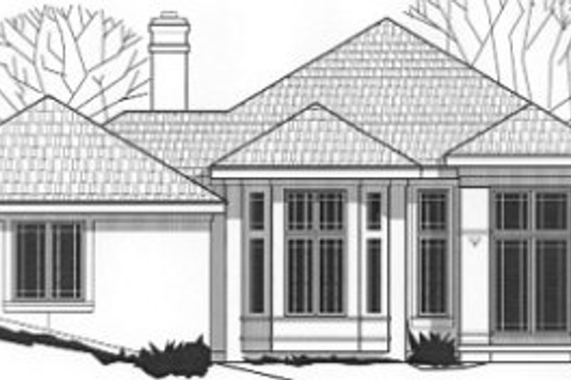 House Plan - 3 Beds 4.5 Baths 3404 Sq/Ft Plan #67-743 Exterior