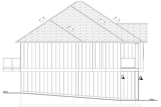 Exterior - Other Elevation for Farmhouse House Plan #126-241 - 4 bed, 3 bath