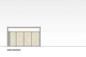 Modern Exterior - Front Elevation Plan #469-3