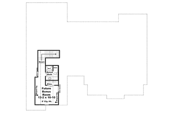 Floor Plan - Other Floor for Traditional House Plan #21-293 - 4 bed, 2.5 bath