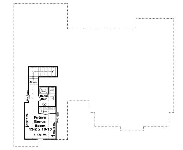 Architectural House Design - Traditional Floor Plan - Other Floor Plan #21-293