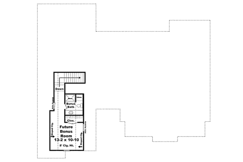 Architectural House Design - Floor Plan - Other Floor for Traditional House Plan #21-293 - 4 bed, 2.5 bath