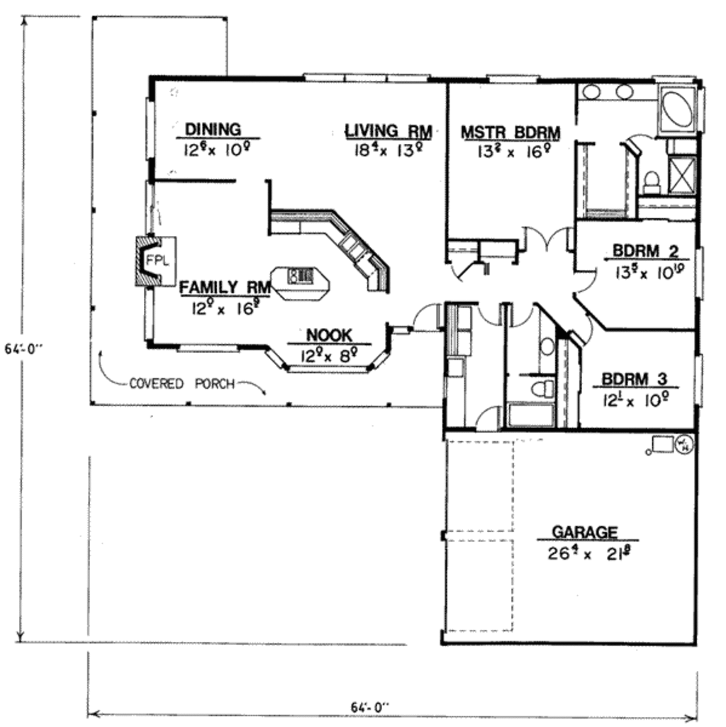 1850 Square Foot Home Plans