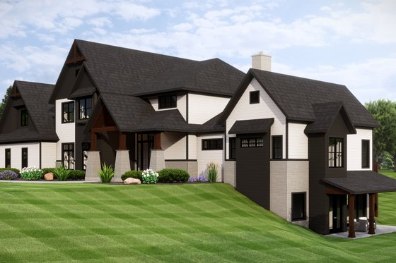 Exterior - Other Elevation for Farmhouse House Plan #1064-297 - 5 bed, 3.5 bath