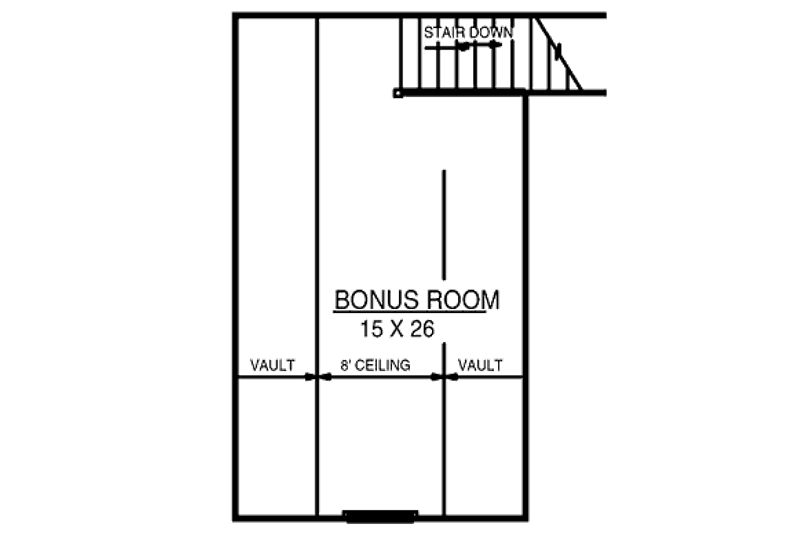Home Plan - Floor Plan - Other Floor for Country House Plan #14-232 - 3 bed, 2 bath