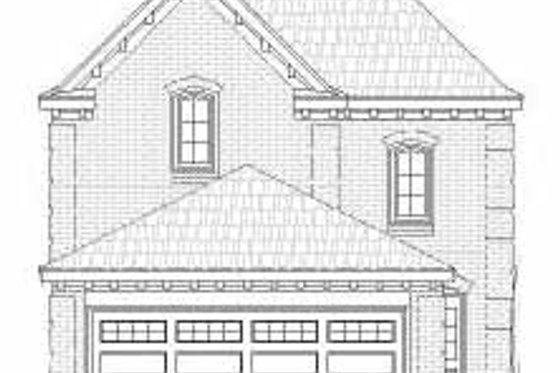 Exterior - Other Elevation for European House Plan #81-155 - 3 bed, 2.5 bath