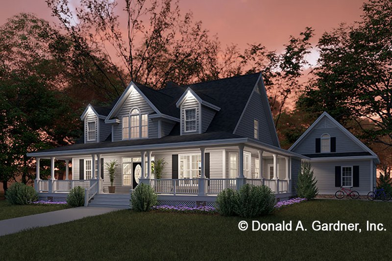Home Plan - Exterior - Front Elevation 3 for Country House Plan #929-1203 - 4 bed, 2.5 bath