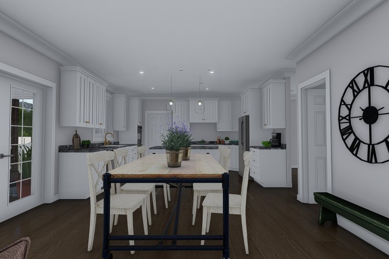Dream House Plan - Interior - Dining Room 1 for Traditional House Plan #1060-8 - 5 bed, 4 bath