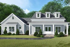 Country Exterior - Front Elevation Plan #923-129