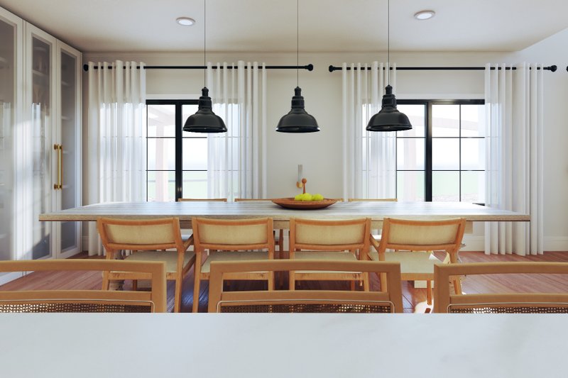 House Plan Design - Interior - Dining Room for Barndominium House Plan #1064-313 - 5 bed, 3 bath