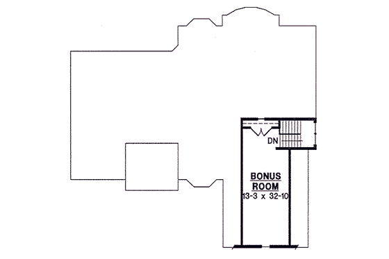 Floor Plan - Other Floor for Traditional House Plan #67-850 - 3 bed, 2 bath