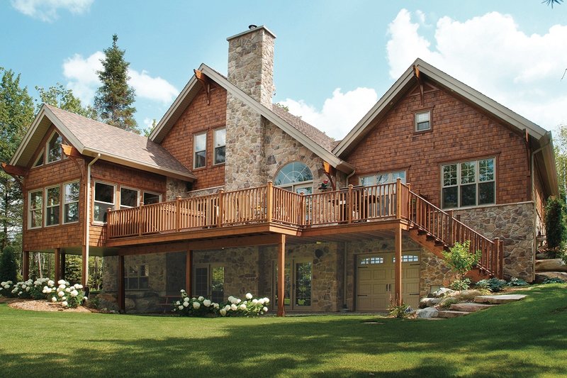 Home Plan - Craftsman Exterior - Rear Elevation Plan #23-419