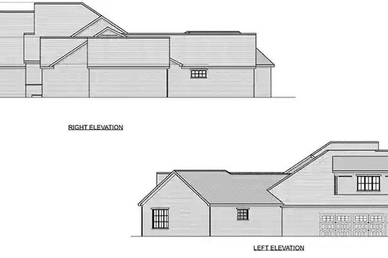 Architectural House Design - Exterior - Other Elevation 2 for Modern House Plan #1116-52 - 5 bed, 5.5 bath