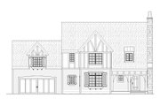 Tudor Style House Plan - 3 Beds 2.5 Baths 2122 Sq/Ft Plan #901-73 