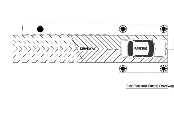Floor Plan - Lower Floor for Modern House Plan #905-3 - 2 bed, 1 bath