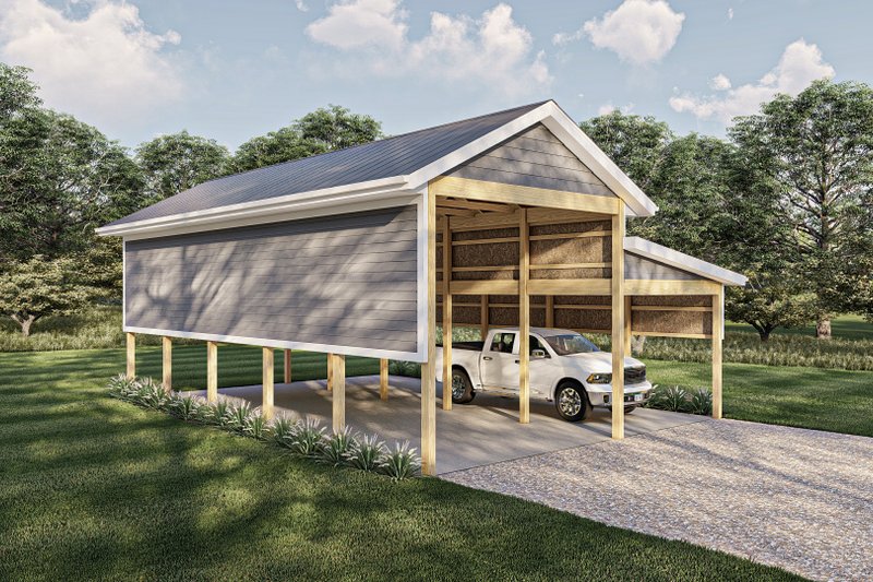 Home Plan - Exterior - Other Elevation 1 for Traditional House Plan #455-600, 0 bath