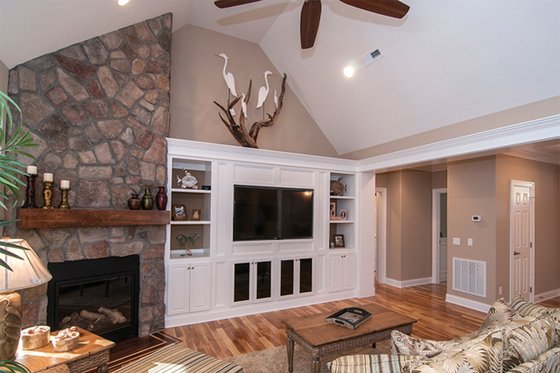 Interior - Family Room for European House Plan #929-27 - 4 bed, 3 bath