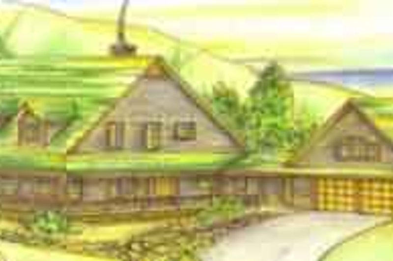 Architectural House Design - Colonial Exterior - Front Elevation Plan #117-160