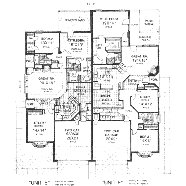 Home Plan - Traditional Floor Plan - Main Floor Plan #310-466