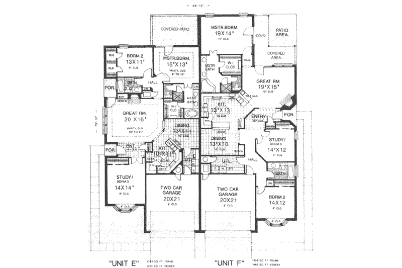 Home Plan - Floor Plan - Main Floor for Traditional House Plan #310-466 - 3 bed, 2 bath