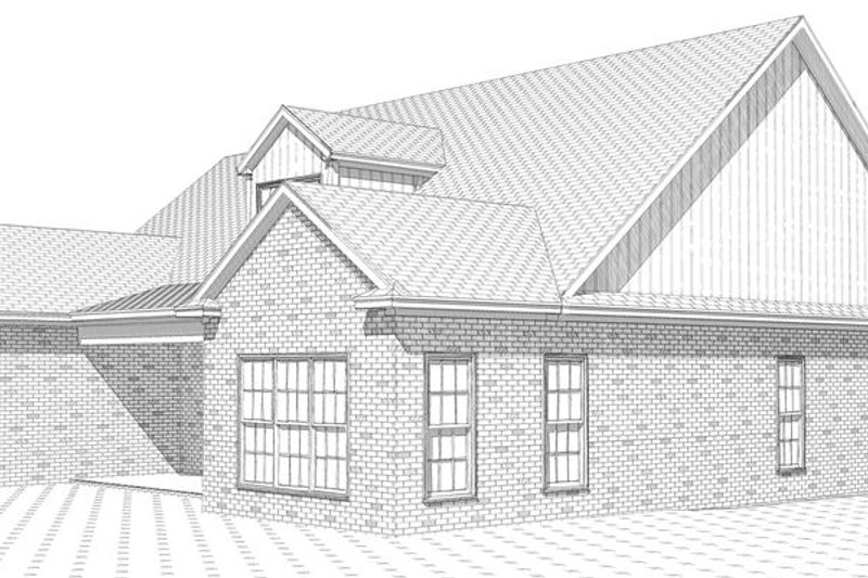 Home Plan - Right Side Elevation