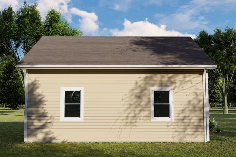 Dream House Plan - Exterior - Rear Elevation for Traditional House Plan #1064-139, 0 bath
