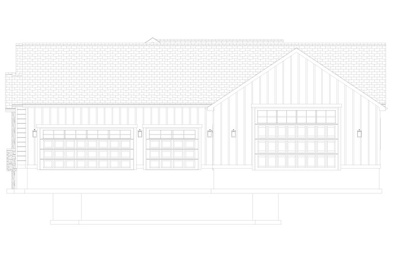 Dream House Plan - Exterior - Other Elevation 1 for Farmhouse House Plan #1060-426 - 2 bed, 3.5 bath