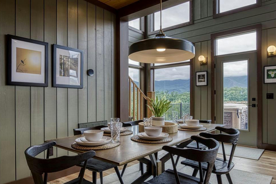 Interior - Dining Room for Modern House Plan #123-116 - 3 bed, 2 bath