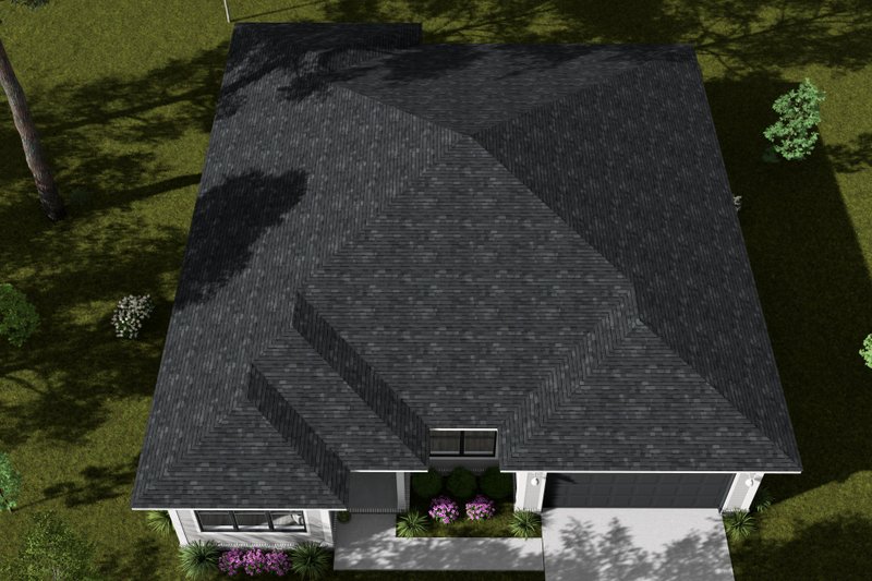 Architectural House Design - Exterior - Other Elevation 4 for Modern House Plan #513-2421 - 4 bed, 2.5 bath