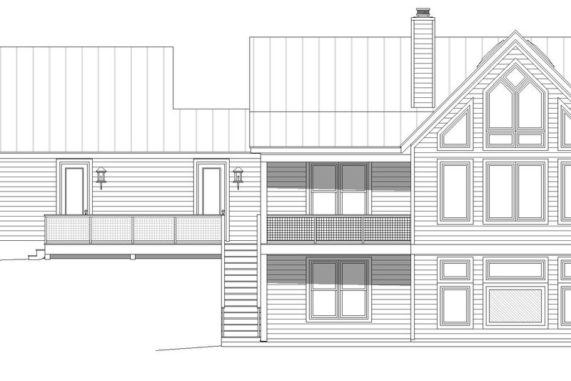 Dream House Plan - Exterior - Rear Elevation 3 for Country House Plan #932-1432 - 2 bed, 2 bath