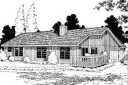 Traditional Style House Plan - 3 Beds 2 Baths 1456 Sq/Ft Plan #312-230 