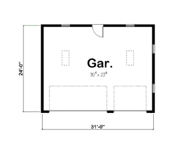 House Plan Design - Floor Plan - Main Floor for Traditional House Plan #455-88, 0 bath
