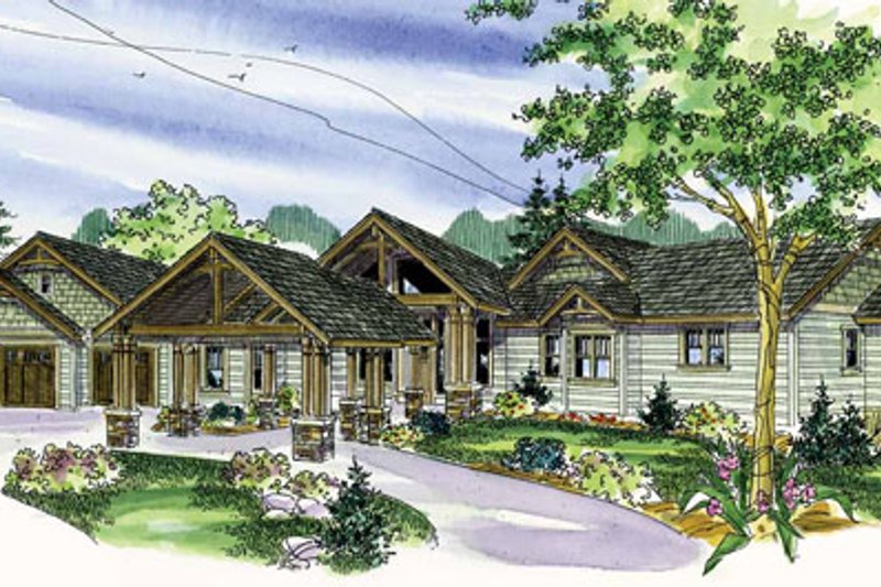 Home Plan - Craftsman Exterior - Front Elevation Plan #124-777