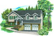 Traditional Style House Plan - 3 Beds 2 Baths 1363 Sq/Ft Plan #47-344 