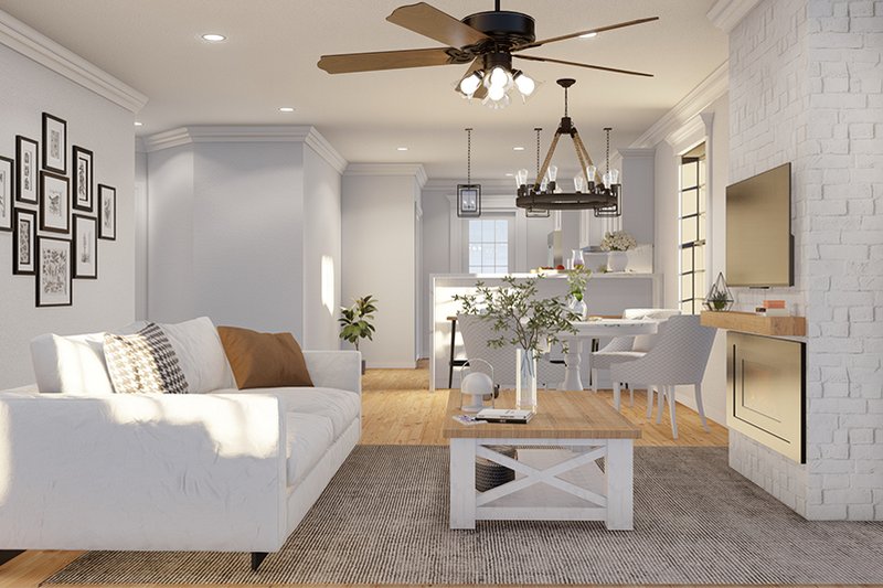Architectural House Design - Interior - Other 1 for Cottage House Plan #923-330 - 3 bed, 2 bath