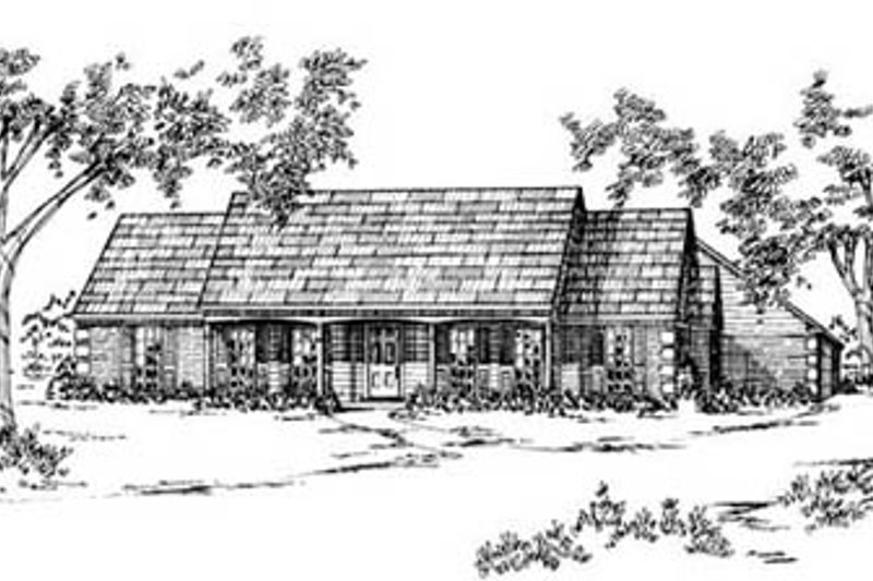 House Design - Ranch Exterior - Front Elevation Plan #36-146