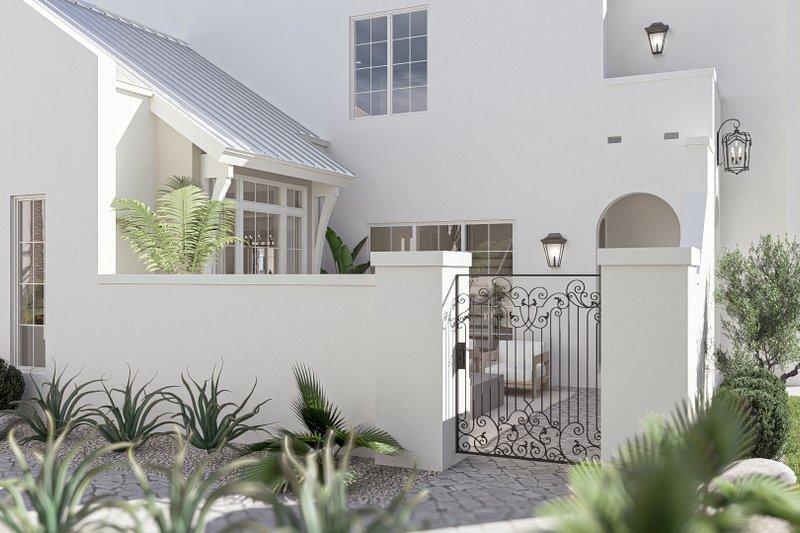 House Blueprint - Exterior - Outdoor Living 1 for Beach House Plan #455-760 - 3 bed, 2.5 bath