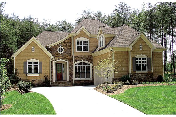 Exterior - Other Elevation for Country House Plan #453-29 - 3 bed, 3.5 bath