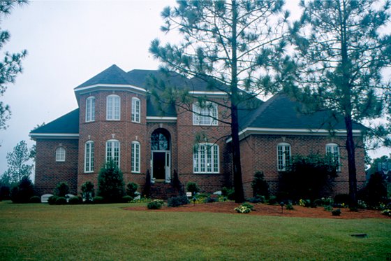 Exterior - Front Elevation 4 for European House Plan #20-252 - 4 bed, 2.5 bath