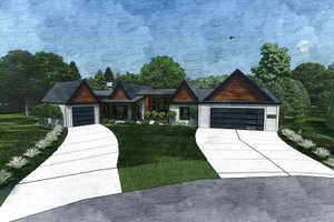 Farmhouse Exterior - Front Elevation Plan #1075-5